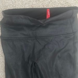 Spanx Faux leather leggings in black